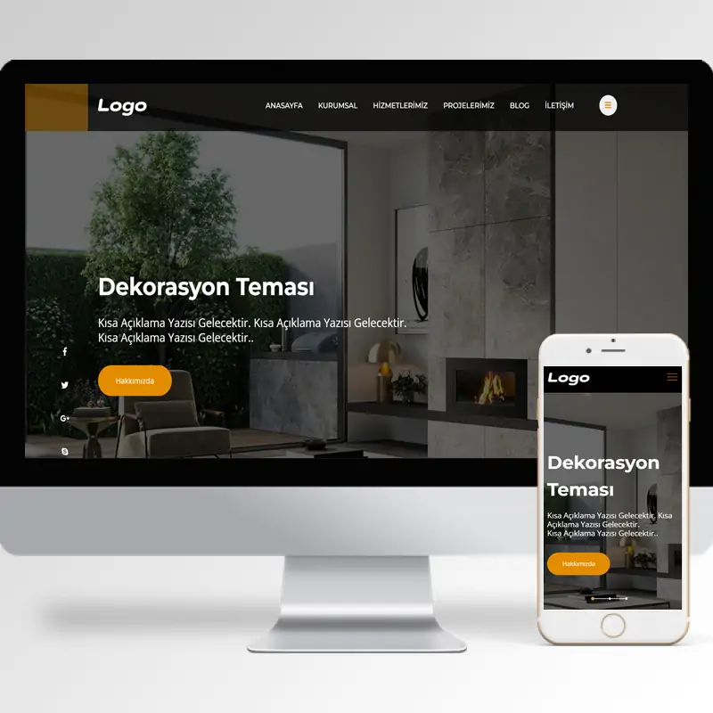 Dekorasyon Hazır Web Sitesi Yazılımı 11