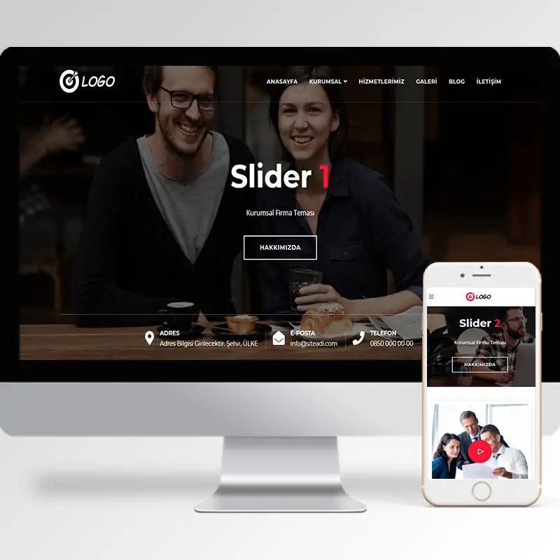 Kurumsal Firma Hazır Web Sitesi Yazılımı 12