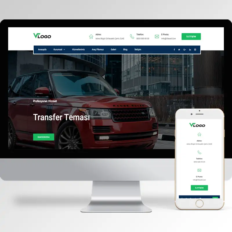 Vip Transfer Hazır Web Sitesi Yazılımı 6